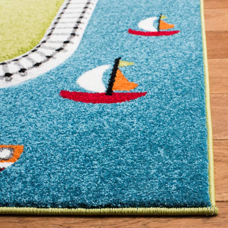 SAFAVIEH Carousel Kids Koika Neighborhood Road Rug