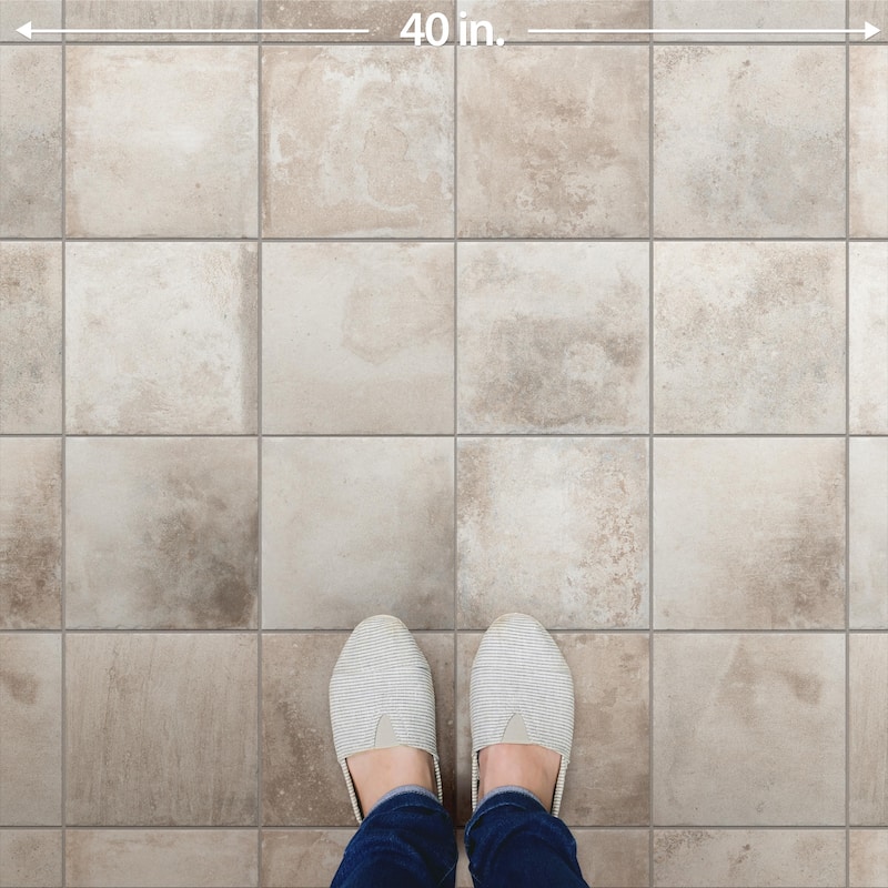 Merola Tile Americana Boston Downtown 8-3/4" x 8-3/4" Porcelain Floor and Wall Tile