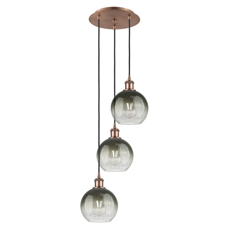 Innovations Lighting Endless Possibilities Ballston - Brookhaven Globe - 3 Light 14" Cord Hung Multi Pendant