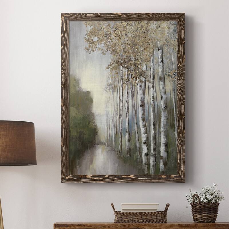 Woodland Walk Neutral-Premium Framed Canvas - Ready to Hang
