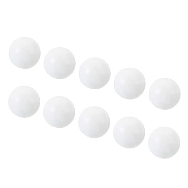 20pcs M4 Lamp Finial Cap Knob Nuts Lamp Decoration for Lamp Harp Top White