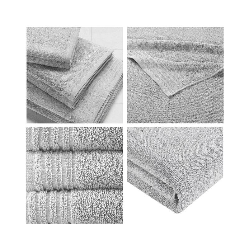 One hundred percent Cotton Quick Dry 12 Piece Bath Towel Set