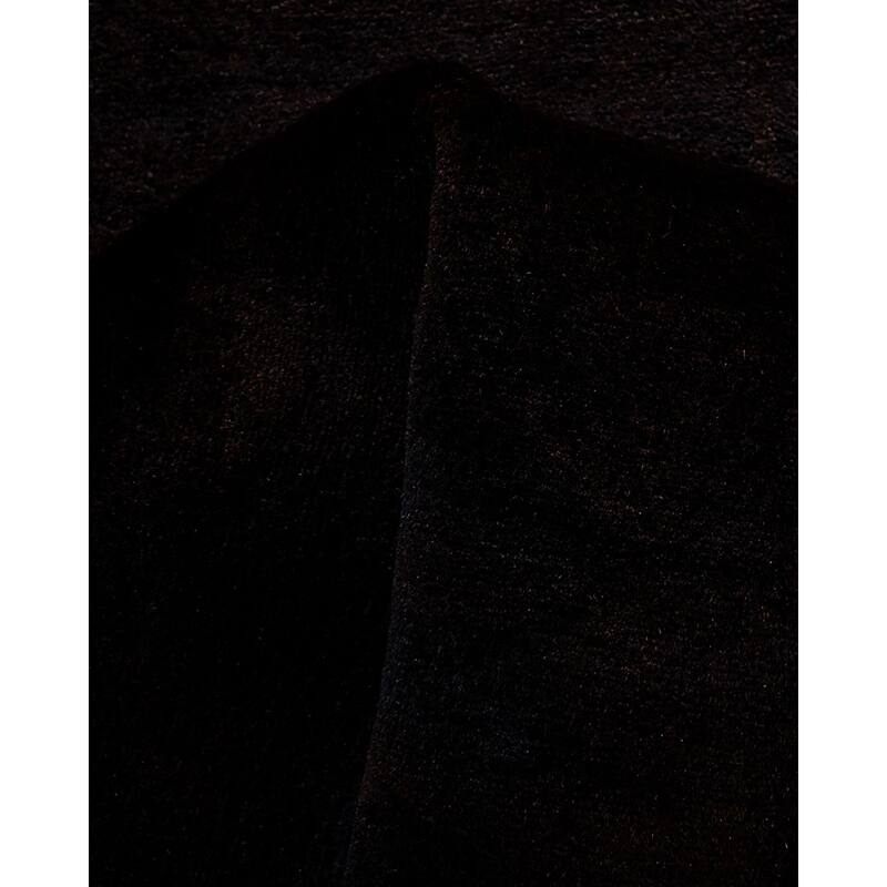 Overton Hand Knotted Wool Vintage Inspired Modern Contemporary Overdyed Brown Runner Rug - 2' 8" x 18' 1"