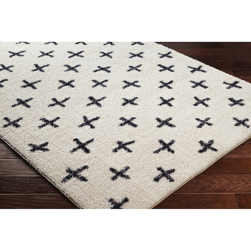 Livabliss Lykke Machine Washable Casual Graphic Area Rug