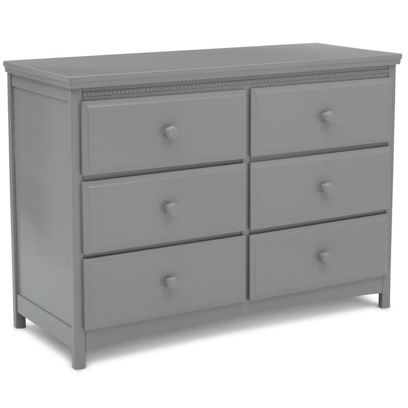 Delta Children Emerson 6 Drawer Dresser - Grey