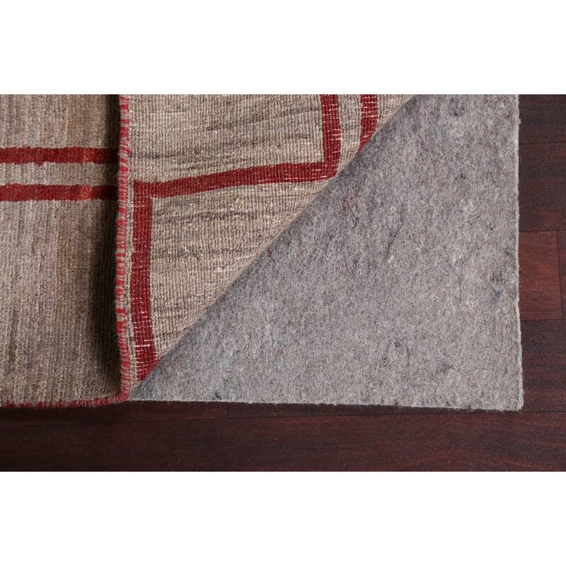 Geometric Modern Gabbeh Kashkoli Oriental Wool Area Rug Hand-knotted - 5'4" x 7'6"