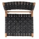 preview thumbnail 11 of 11, SAFAVIEH Taika Leather Dining Chair - Black