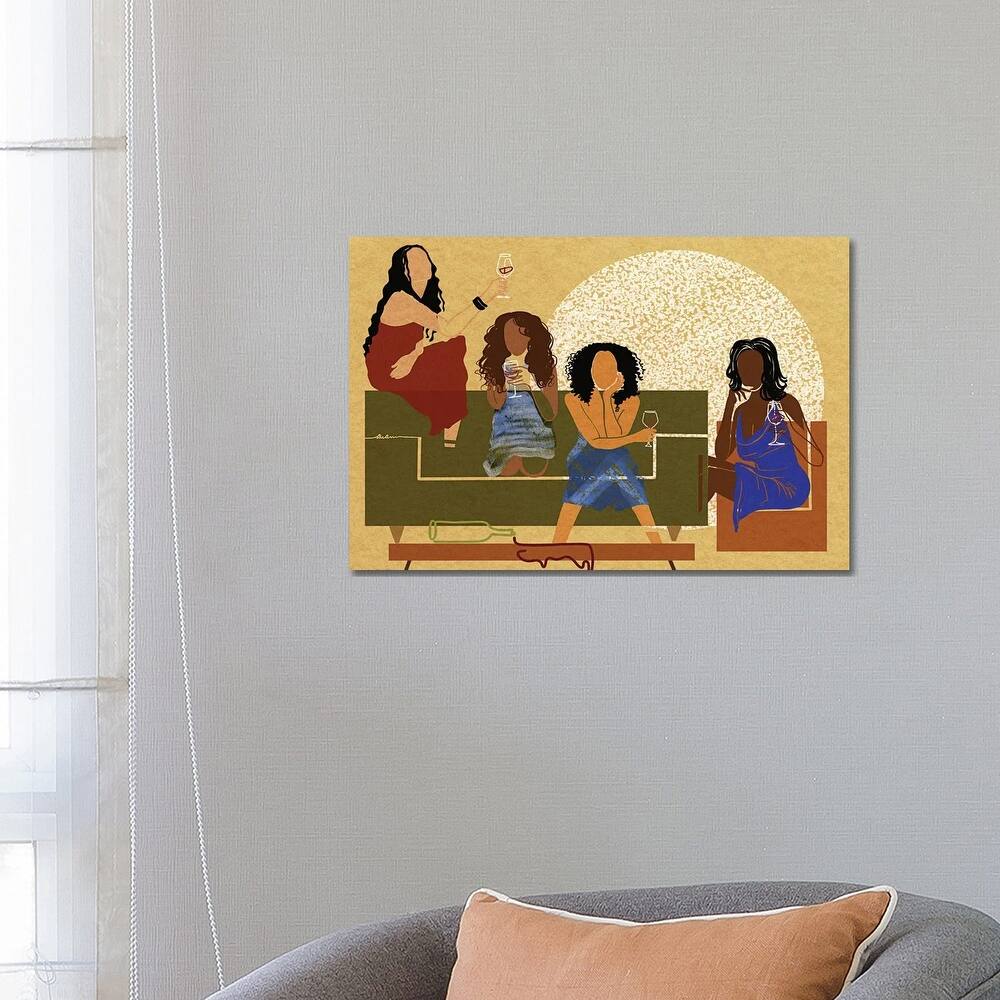 iCanvas "My Girlfriends" by DeeLashee Artistry Canvas Print