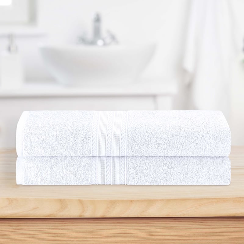 Eco-Friendly Sustainable Cotton Bath Sheet by Superior (Set of 2)