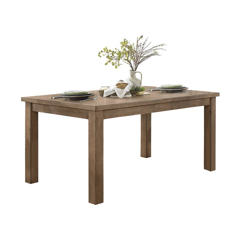 Iola Wood Dining Table - Brown