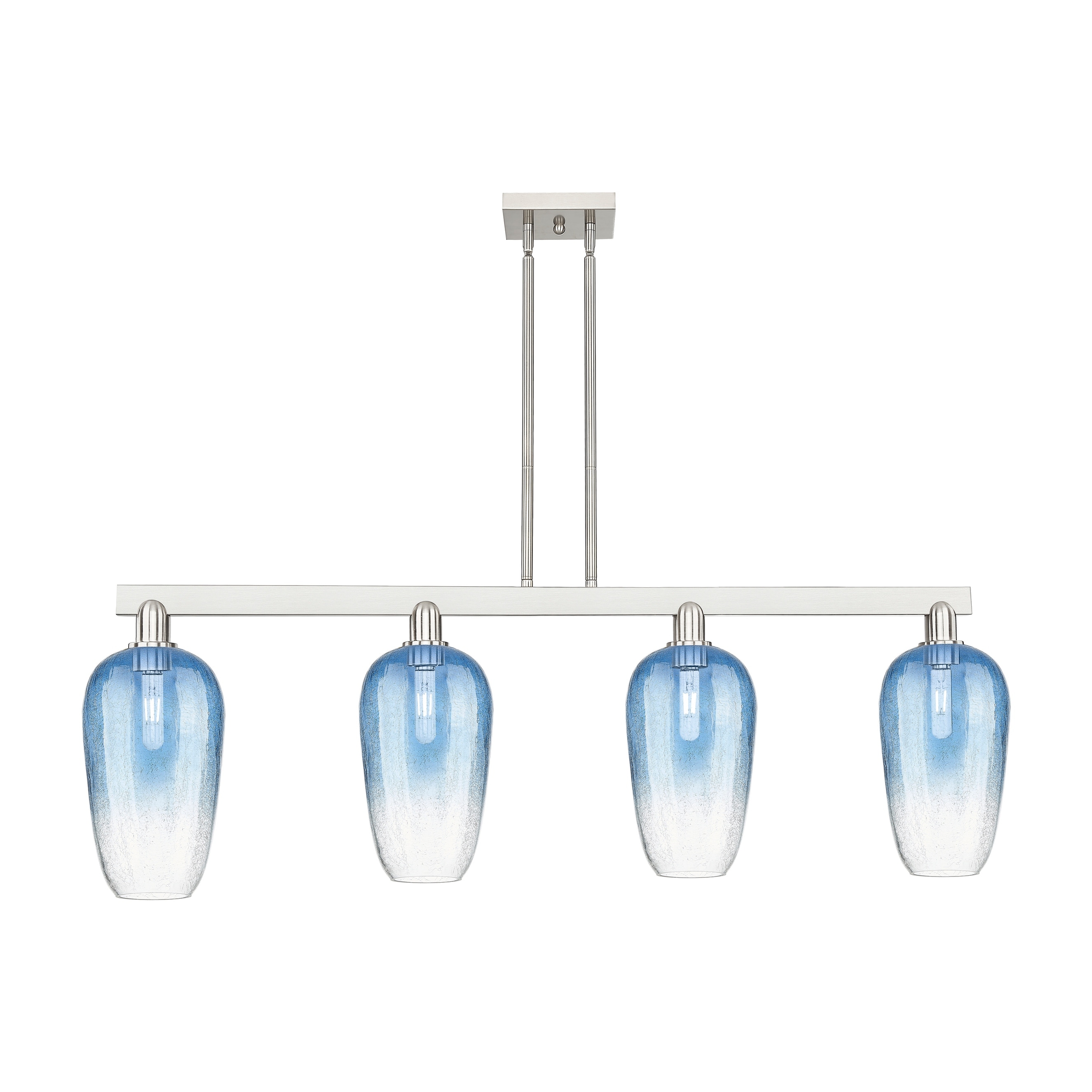 Innovations Lighting Urban Downtown - Brookhaven Flute - 4 Light 48" Stem Hung Island Light