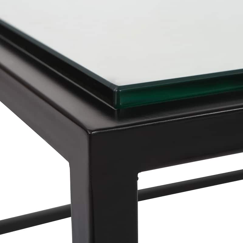 Uttermost Bravura Black Coffee Table - 48"W x 17"H x 30"D