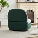 preview thumbnail 10 of 39, Chenille Color Blocking Swivel Chair