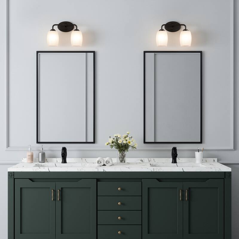 Brio Lighting Meira 2-Light Dimmable Bathroom Vanity Light