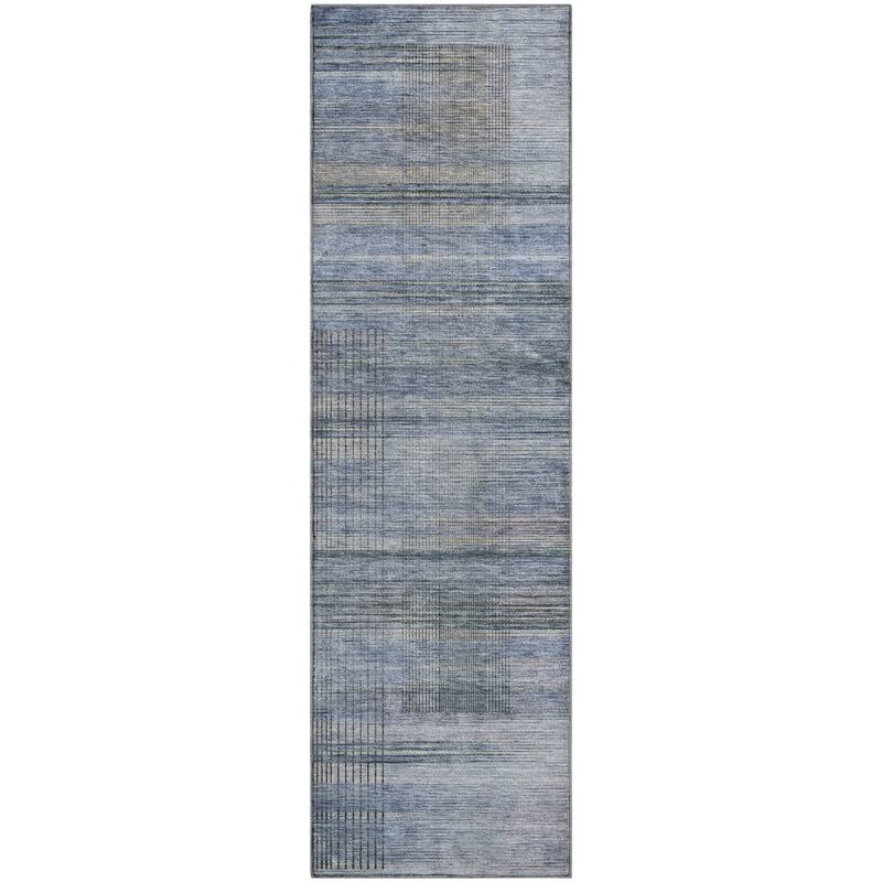 Premium Washable Super Soft Modern Criss Cross Mayfield Rug