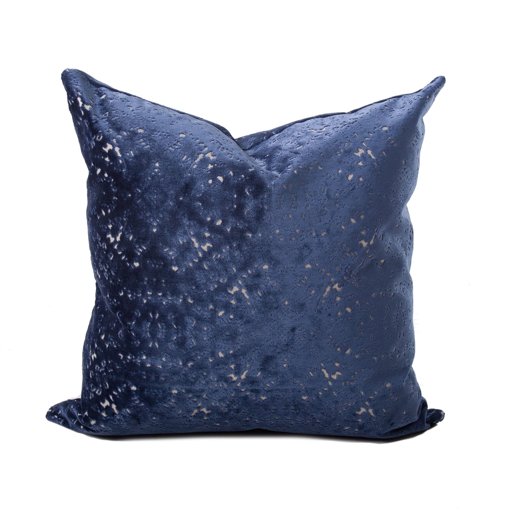 Allan Andrews 24 in. x 24 in. Pillow Pisani Sapphire - Down Insert