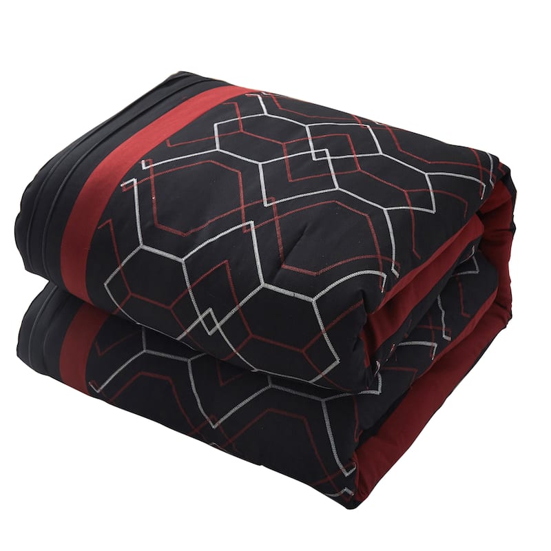 Nanshing Henry 7-Piece Geometric Comforter Set