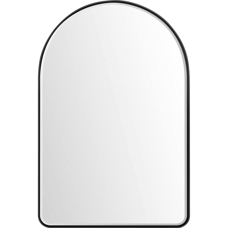 James Martin Vanities 715-MA24 Rohe 24"W x 36"H Arched Beveled Framed - Matte Black