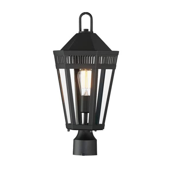 slide 2 of 4, Maxim 30590CL Oxford 19" Tall Outdoor Wall Sconce Black