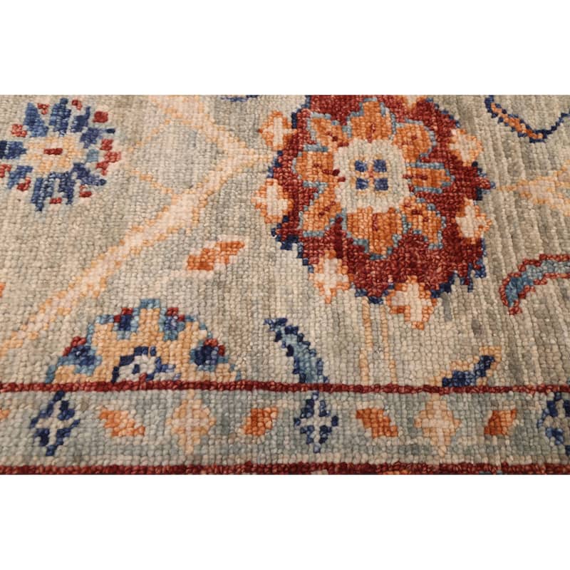 ECARPETGALLERY Hand-knotted Jules Serapi Grey Wool Rug - 8'0 x 9'10