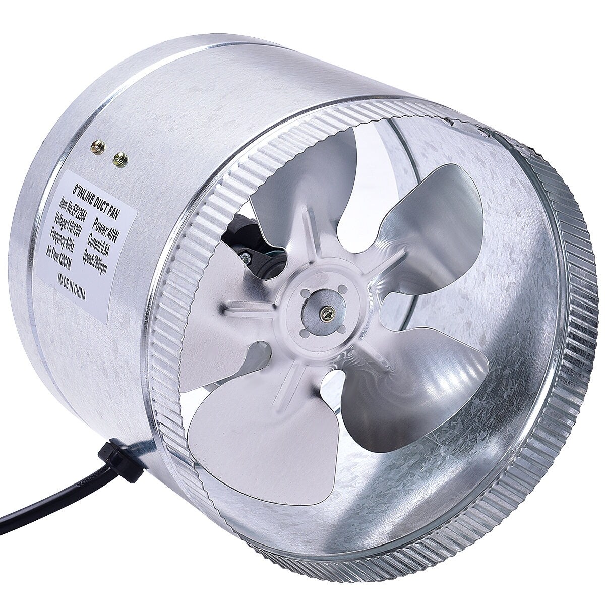 4 6 Inch Duct Booster Inline Blower Fan Blower Exhaust Ducting Cooling Vent