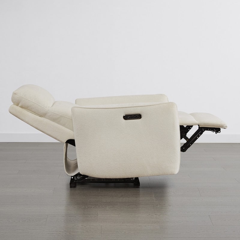 Spruce & Spring Dual Motors Power Lay Flat Recliner with Headrest