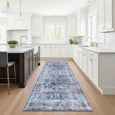 Delara Machine Washable Area Rug, Soft & Durable, Non-Slip Backing, Eco- Friendly GRS certified.