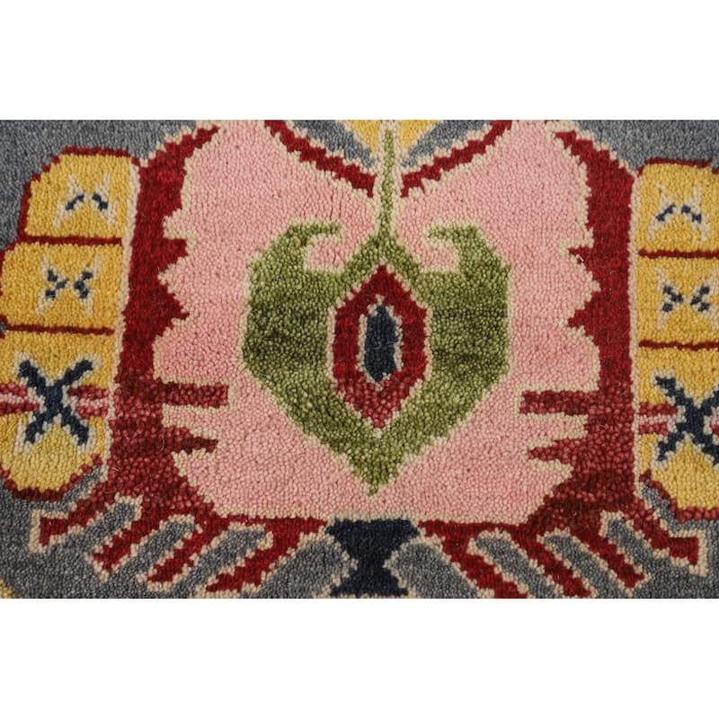 All-Over Oushak Indian Area Rug Handmade Wool Carpet - 8'11"x 11'8"