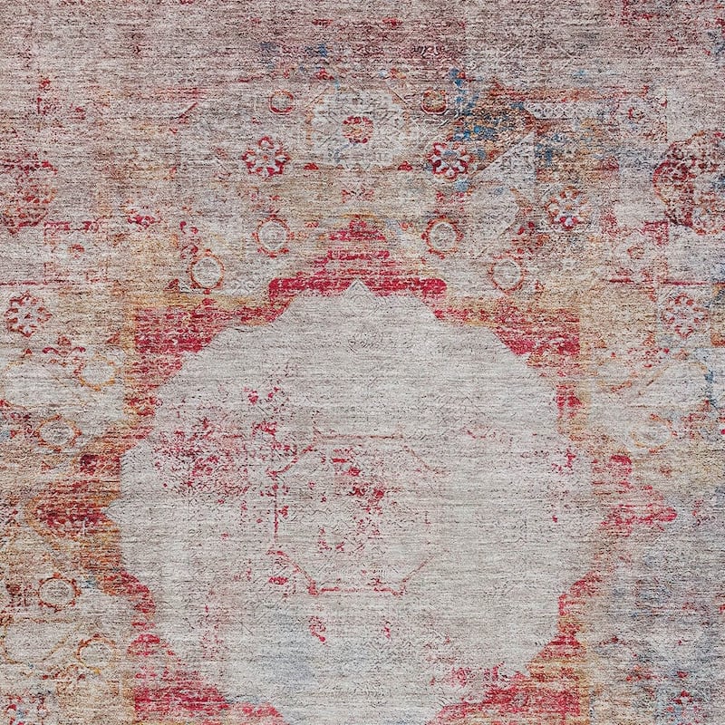 HomeRoots Oriental Traditional Rectangle Outdoor Rug