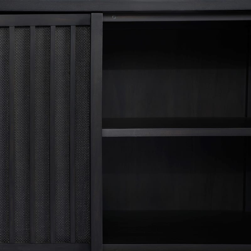 Wyatt Media Console-Black Mahogany