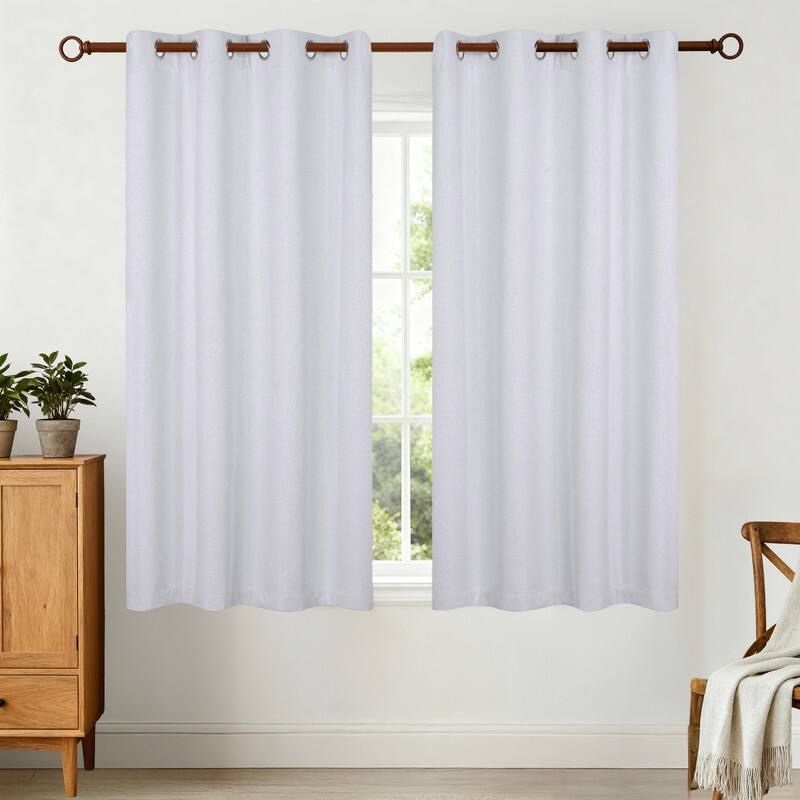 Superior Neal 100% Blackout Grommet Curtains, Set of 2 Panels