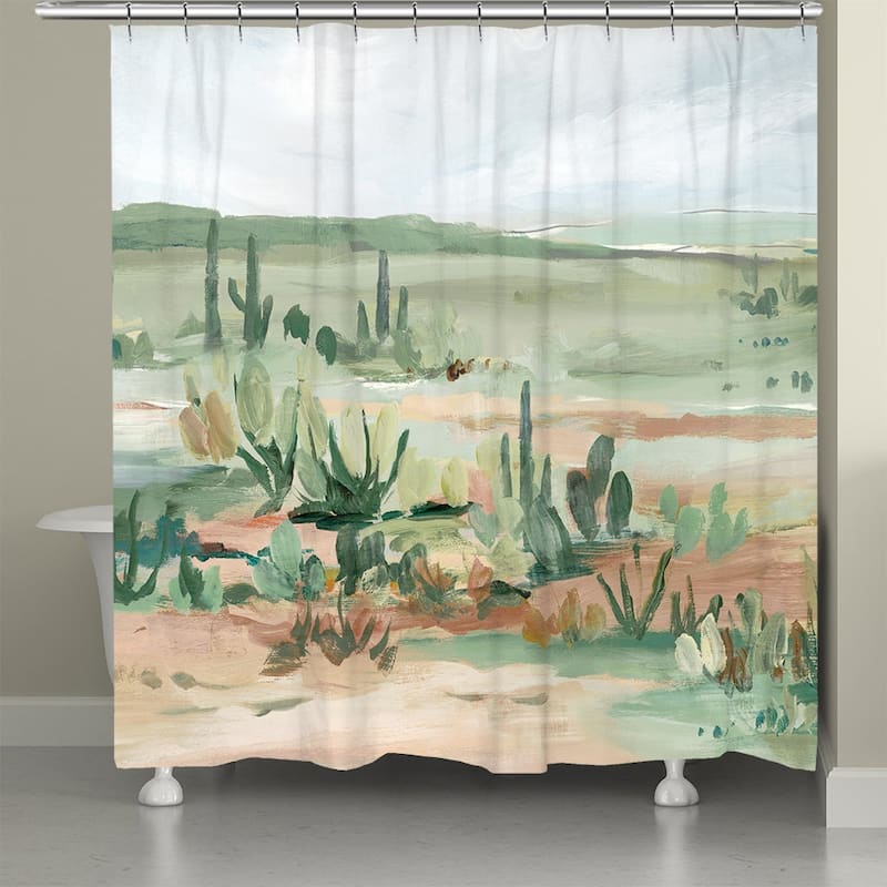 Laural Home Cactus Skies Shower Curtain 71x72