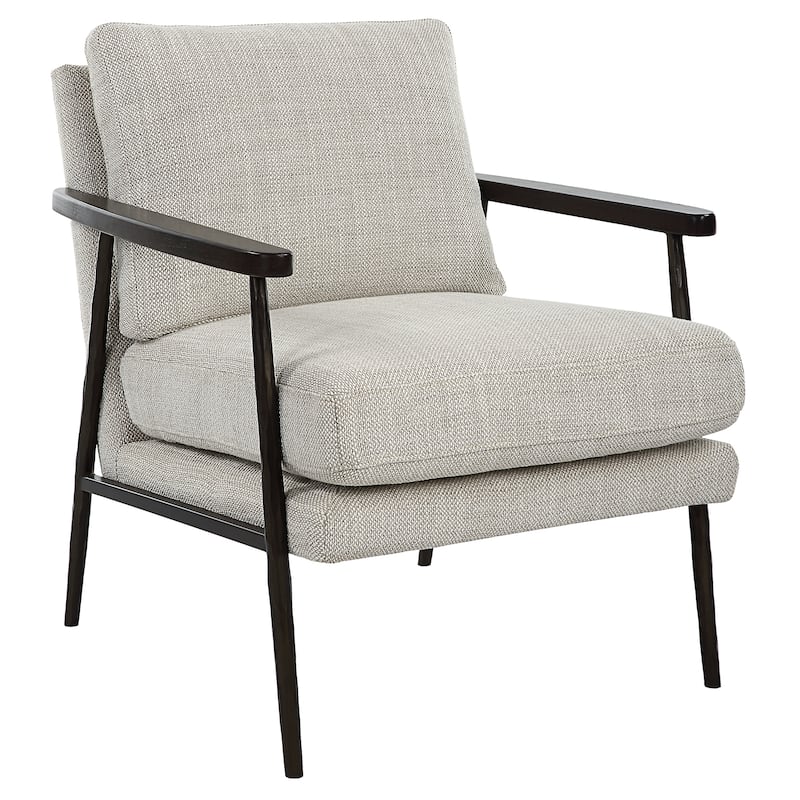 Uttermost Sebastian Cast Iron Accent Chair - 26"W x 33"H x 33"D