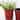 Agfabric Plastic Plant Nursery Pots 4"50pack,Flower Starting Planter Container - Red