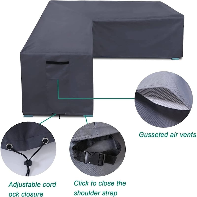 Outdoor Furniture Cover Waterproof Patio Sectional Sofa Cover