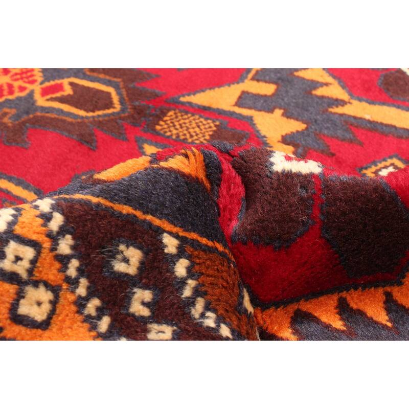 ECARPETGALLERY Hand-knotted Teimani Dark Navy Wool Rug - 3'6 x 6'8