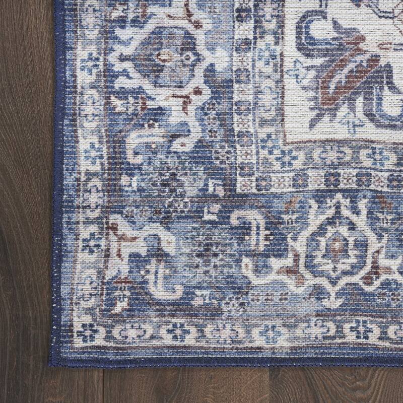 Civa Power Loomed Distressed Floral Area Rug By HomeRoots - 72' X '48' X '0.28