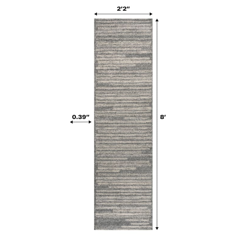 JONATHAN Y Aksil Modern Berber Stripe Area Rug