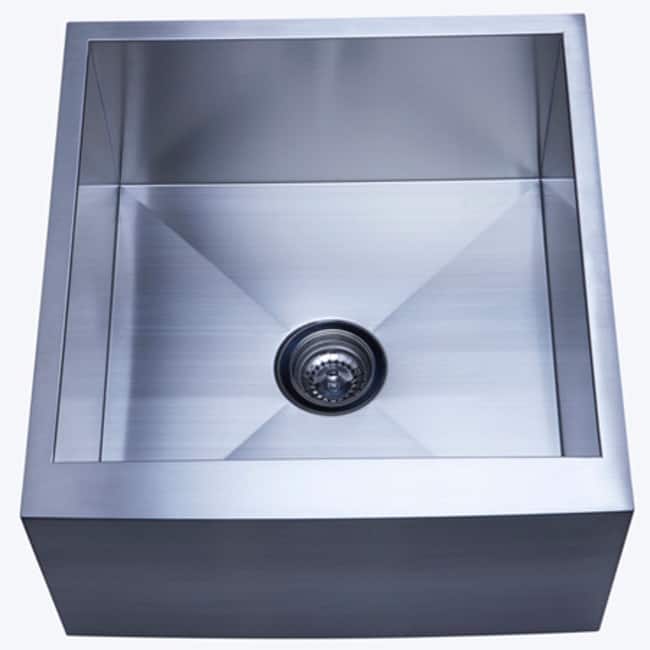 Kingston Brass 21" Denver Farmhouse Single Basin Stainless Steel - Brushed Nickel