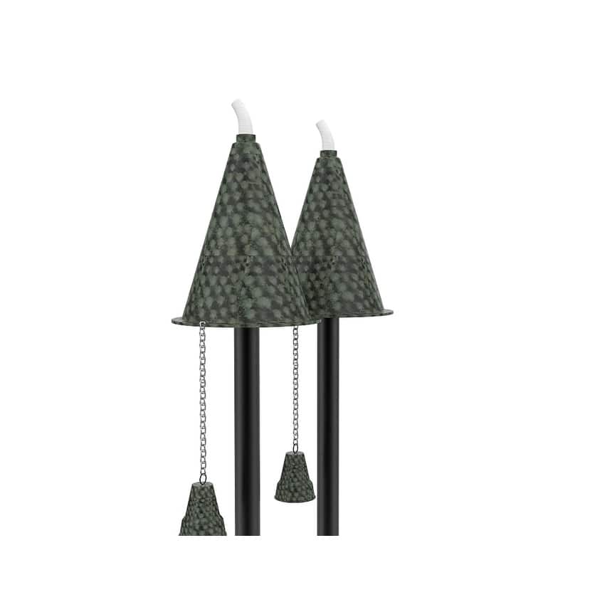 Small Hawaiian Cone Tiki Torch