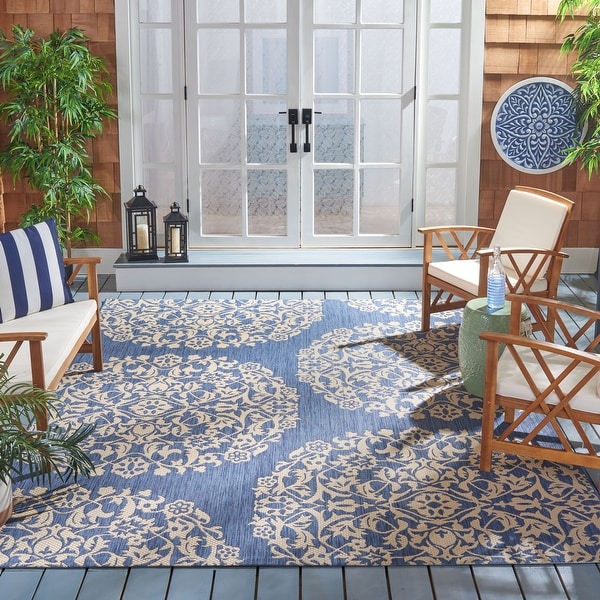 Safavieh Courtyard Fleurine Indoor/ Outdoor Rug. Opens flyout.