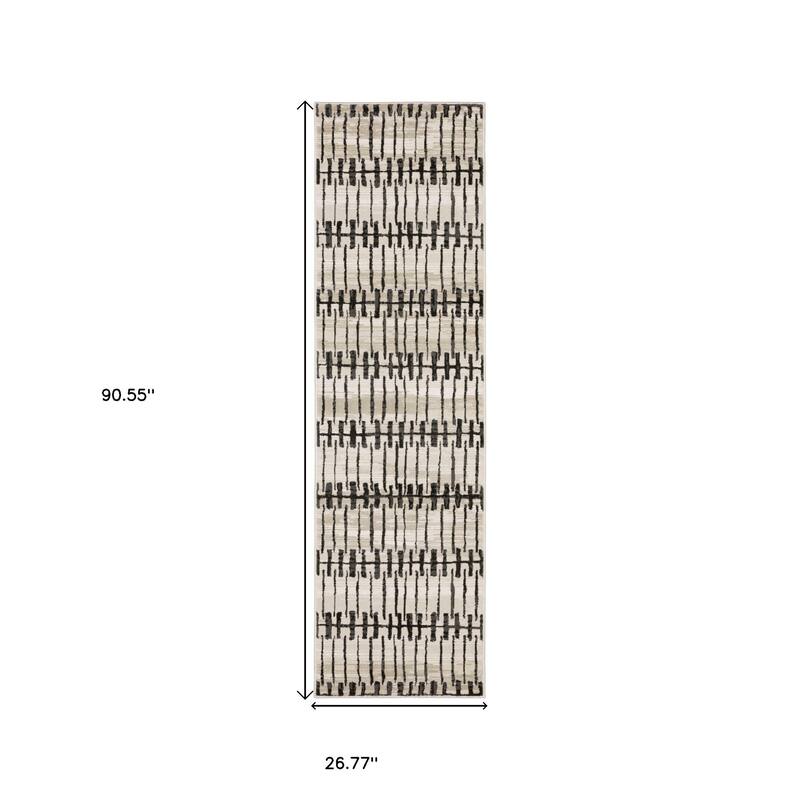 HomeRootsGeometric Modern Rectangle Area Rug