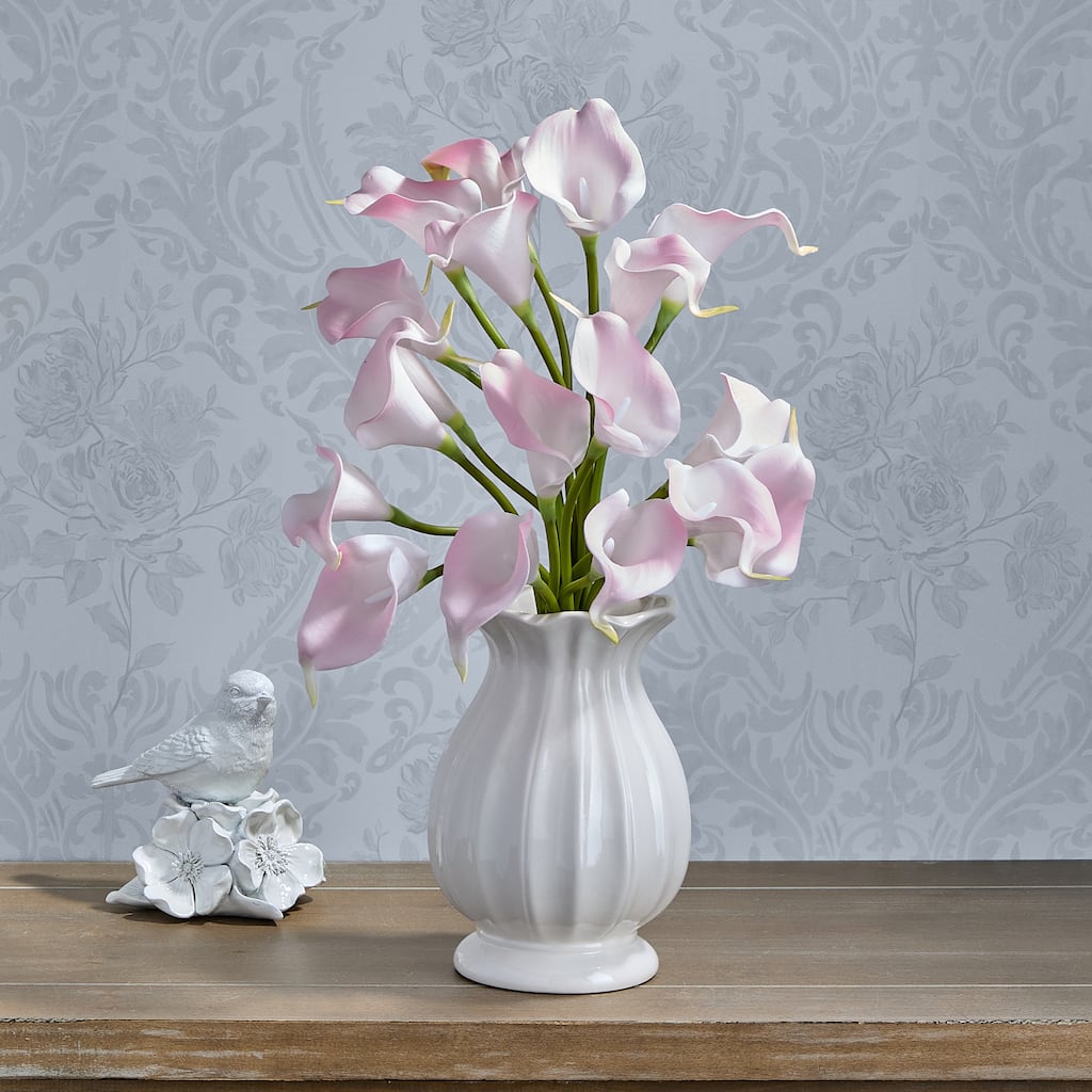 14" Pu Mini Callas Lily Bundle