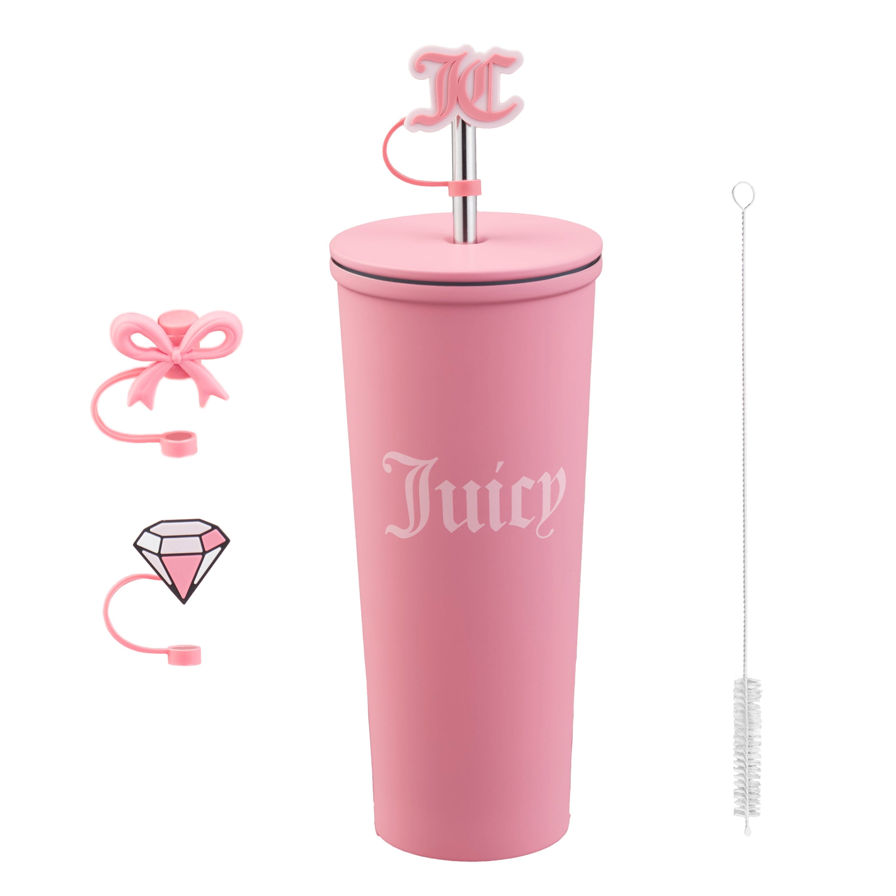 ジューシークチュール　タンブラー　juicy couture Juicy Couture Hydration Stainless Steel Couture Cup 6-Piece Set