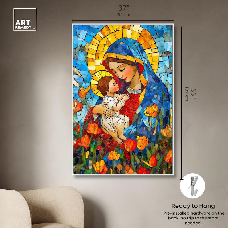 Glass Gospel I Canvas by Art Remedy