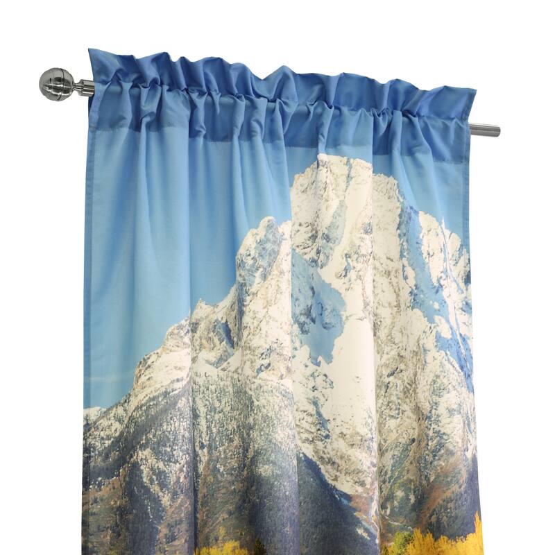 Habitat Photo Real Digital Panoramic Print Curtain Panel Pair