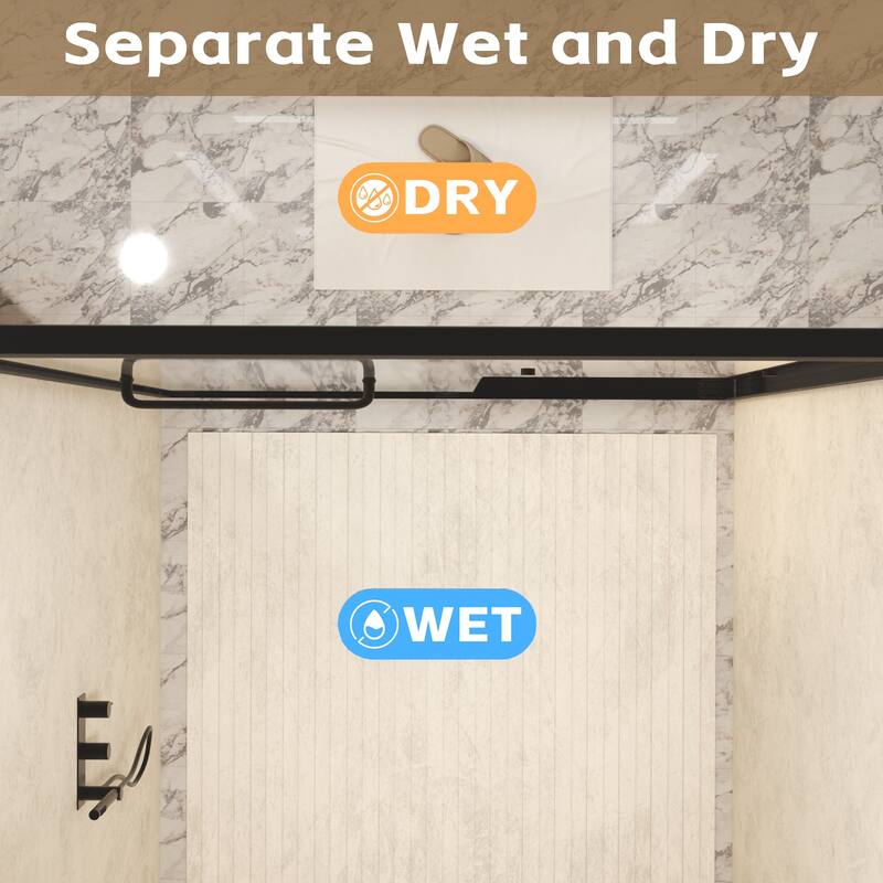 Double Sliding Shower Door