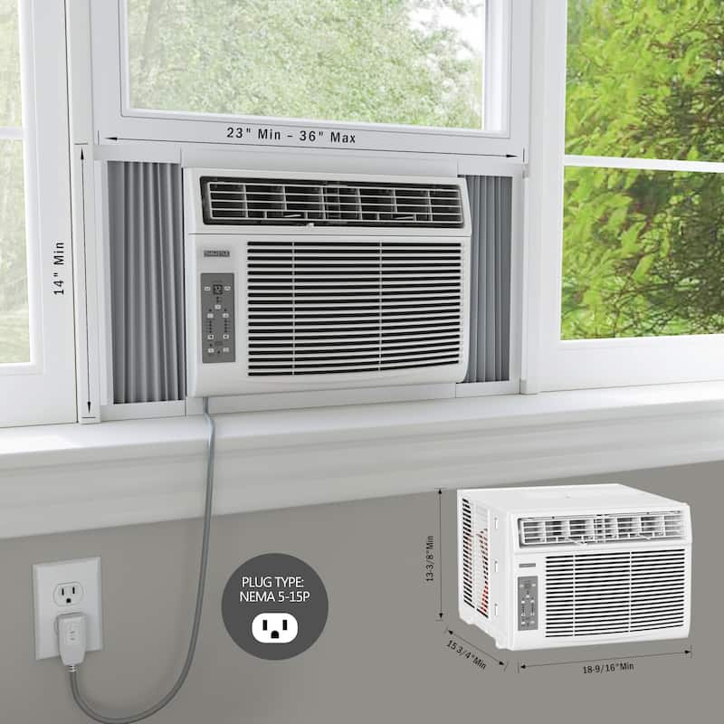 Durastar DRWAC081XNA1 8,000 BTU 115V Window Air Conditioner and Remote