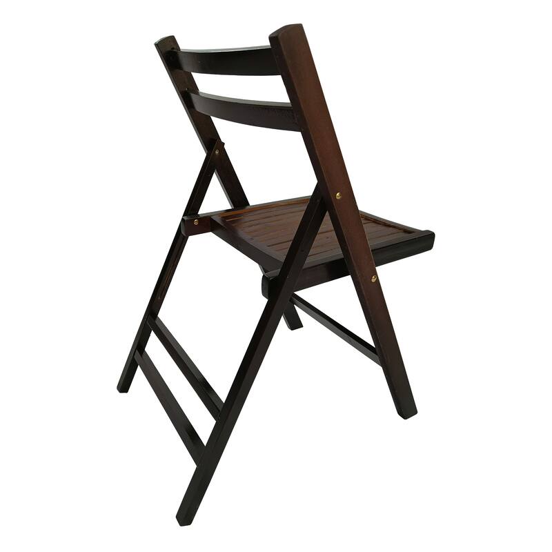 4 Piece Wooden Outdoor Foldable Chair Set, Waterproof, Anti-uv for Patios, Balconies & Gardens