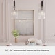 preview thumbnail 5 of 11, Hunter Gatz 1-Light Pendant - Kitchen Island, Dining Room, Entry - Glam, Contemporary, Transitional